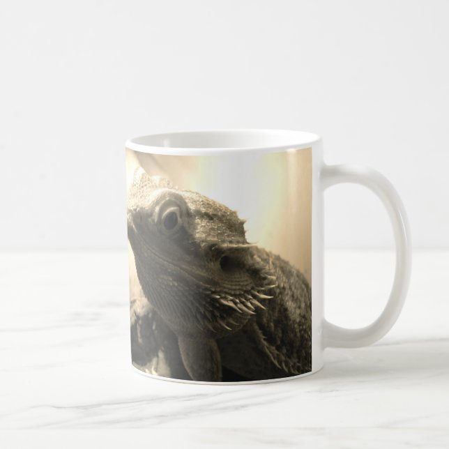 Eu amo meu Beardie! Caneca (Direita)