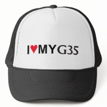 Eu amo meu boné de beisebol G35