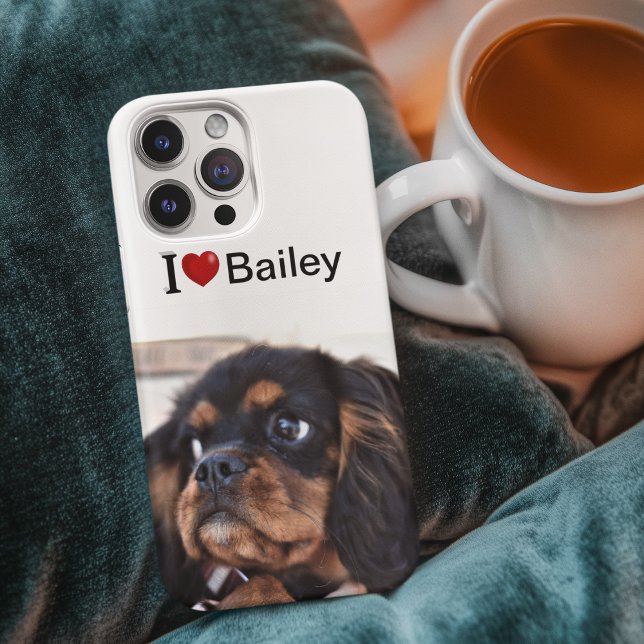 Eu Amo Meu Cachorro foto personalizada (Criador carregado)