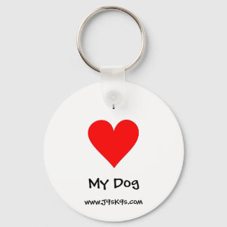 Eu amo meu Chaveiro de cachorro