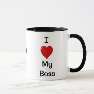 Eu amo meu chefe que meu chefe me ama - caneca do