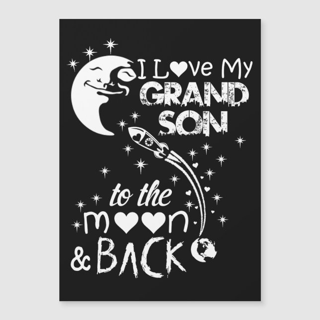 Eu amo meu neto. (Frente)