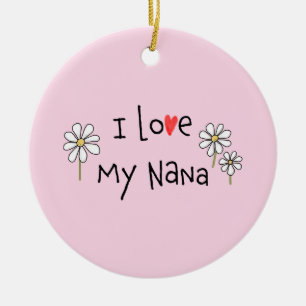 Eu Amo Meu Ornamento De Nana Foto Cerâmica