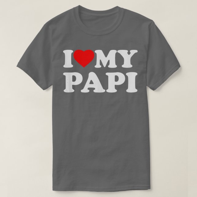 Eu Amo Meu Papi Heart Tank Top (Frente do Design)