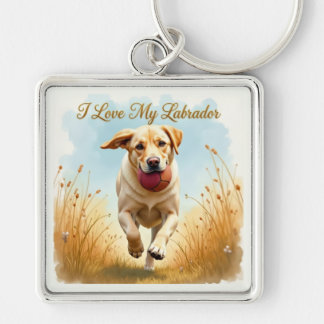 Eu Amo Meu Porta-Chaves Labrador