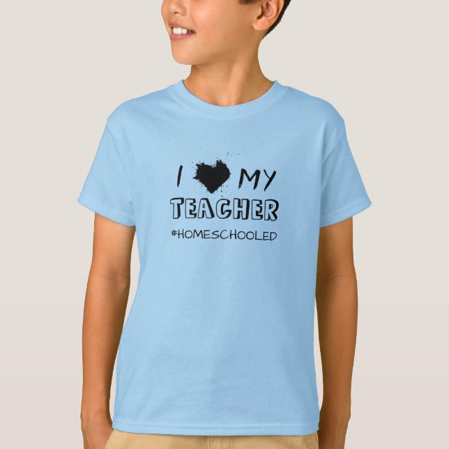 Eu Amo Meu Professor - #EnsinoEmCasa - Camiseta (Frente)