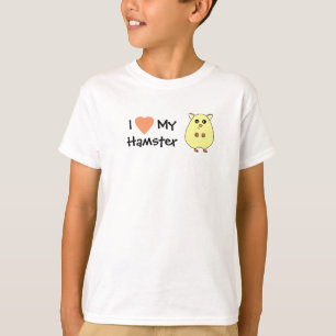 Eu amo meu t-shirt das meninas do hamster