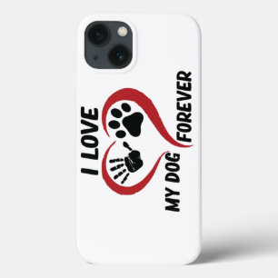 Eu amo meu travesseiro decorativo de cachorro