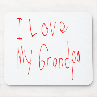 Eu amo meu vovô! Mousepad