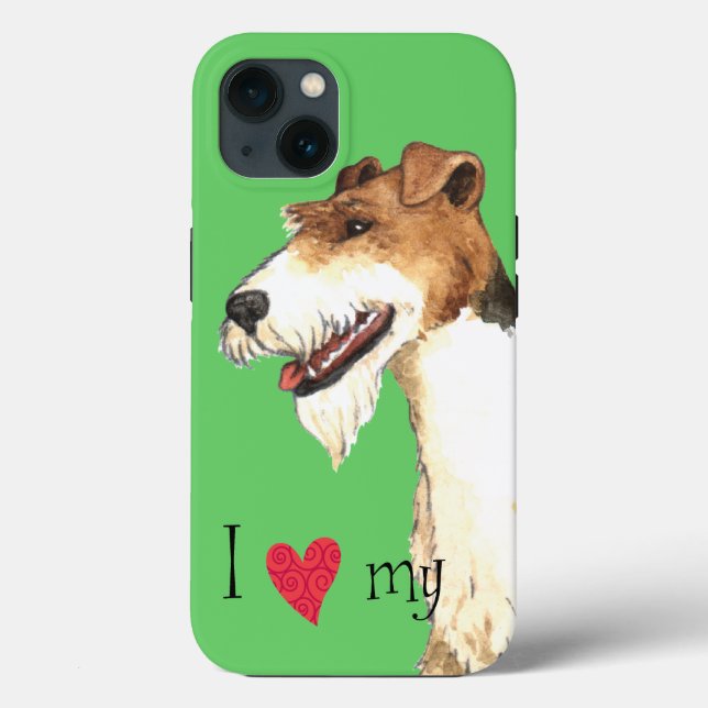 Eu amo meu Wire Fox Terrier (Verso)