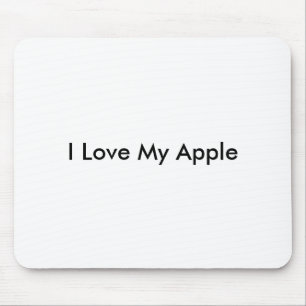 Eu amo meus Apple - Mousepad