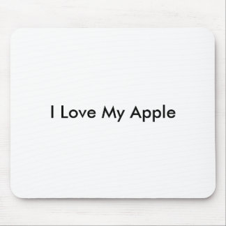 Eu amo meus Apple - Mousepad