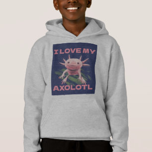 EU AMO MEUS AXOLÓTULOS BONITOS DE T-SHIRTS