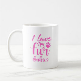 Eu Amo Meus Bebês de Pelúcia Caneca de Café para A