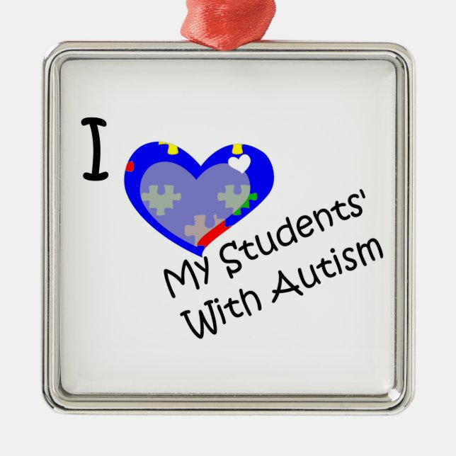 Eu amo meus estudantes com o ornamento do (Frente)