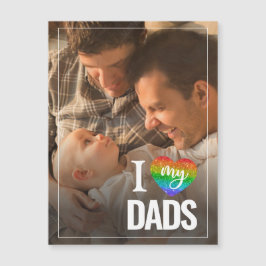 Eu Amo Meus Pais | Dia de os pais Rainbow Hearde