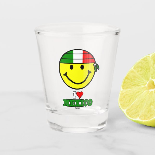 EU AMO MÉXICO COPO DE SHOT (Frente)