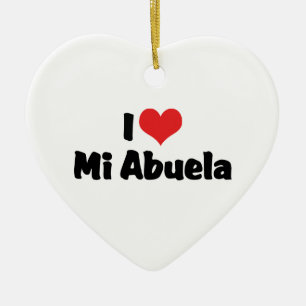 Eu Amo Mi Abuela Enfeite