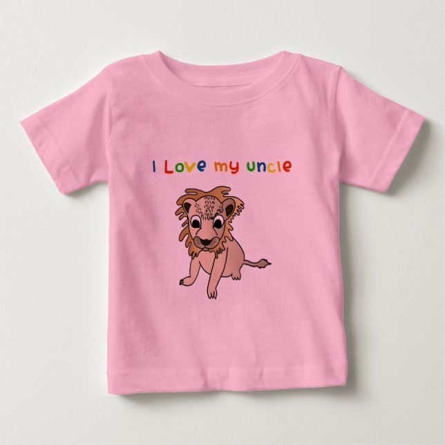 Eu Amo Minha Camisa De Bebê De Longa Folga (Frente)