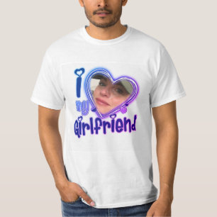 Eu Amo Minha Camisa Personalizada Namorada