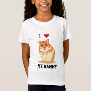 Eu Amo Minha Camiseta Hammy Hamster