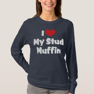 Eu Amo Minha Camiseta Preta Stud Muffin