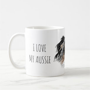 Eu amo minha caneca Aussie