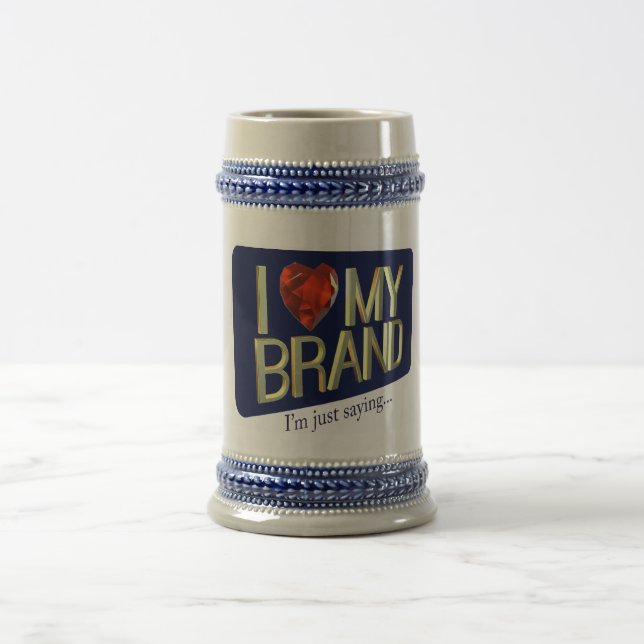 Eu amo minha caneca da marca (Centro)