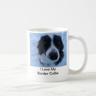 Eu amo minha caneca de border collie