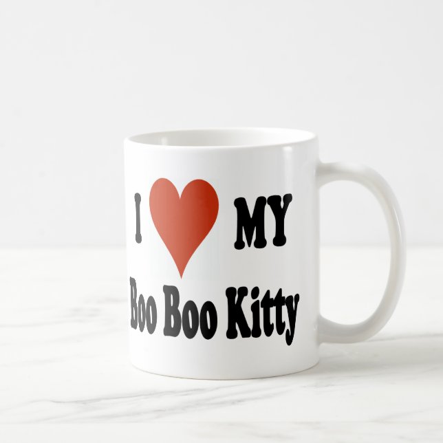 Eu amo minha caneca de café do gatinho da metida (Direita)