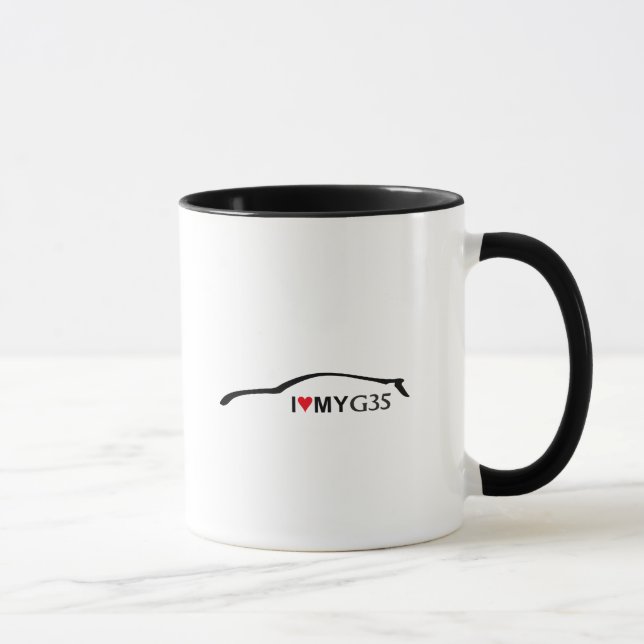 Eu amo minha caneca de café G35 (Direita)
