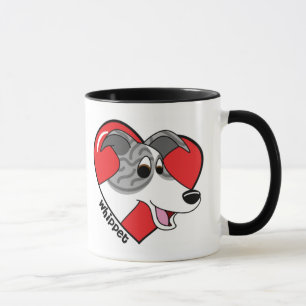 Eu amo minha caneca de Whippet