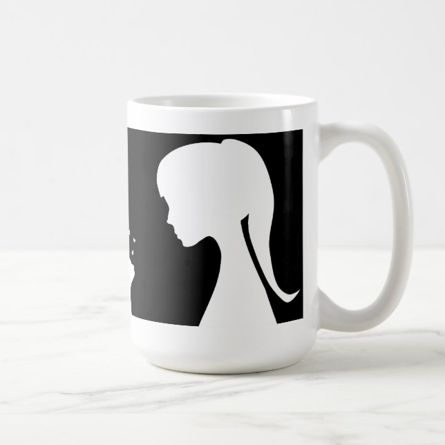 Eu amo minha caneca do gato (Direita)