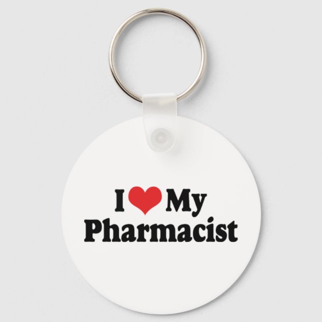 Eu Amo Minha Chaveiro Farmacêutica (Frente)