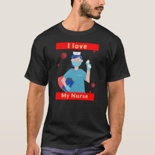 Eu amo minha enfermeira camiseta ultra suave