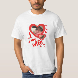 Eu Amo Minha Esposa Camisa Personalizada Personali