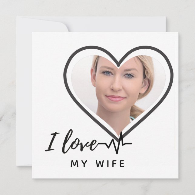 Eu Amo Minha Esposa FOTO - Melhor Amigo Personaliz (Frente)