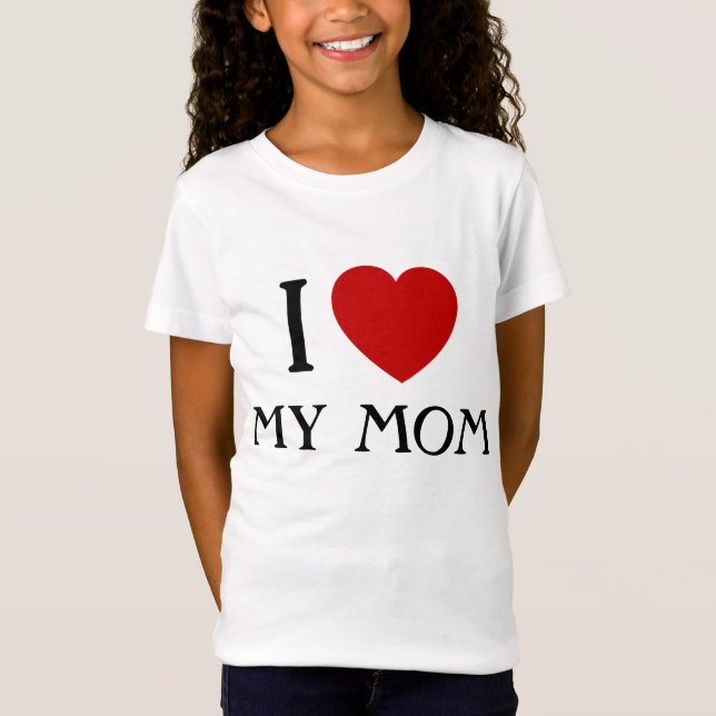 Eu amo minha mãe| T-Shirts (Frente)
