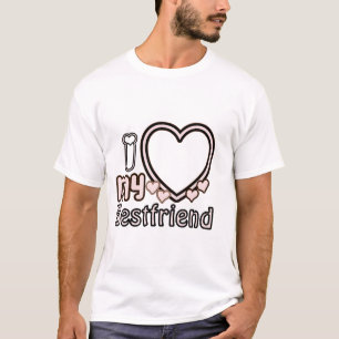 Eu Amo Minha Melhor Camiseta Personalizada, Person
