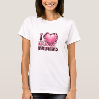 Eu Amo Minha Namorada Camiseta
