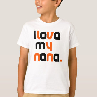Eu Amo Minha Nana Camiseta Infantil Unisex