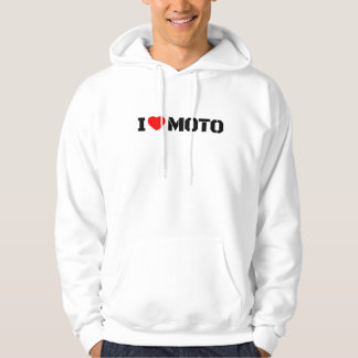 Eu Amo Moto Moletom de Moto