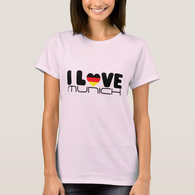 Eu amo Munique | T-shirt (Frente)