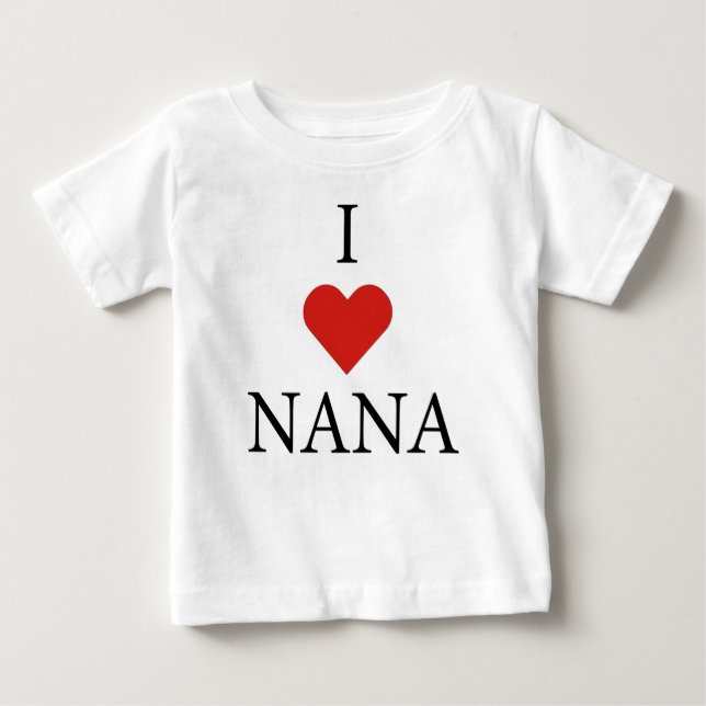 EU AMO NANA Baby T-Shirt  (Frente)