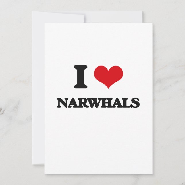 Eu amo Narwhals (Frente)