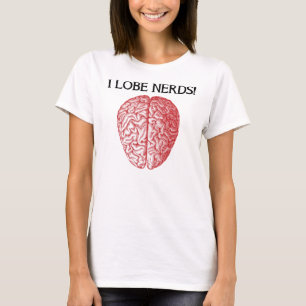 Eu Amo Nerds Amo Camiseta Divertida