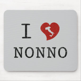 Eu amo Nonno Mousepad