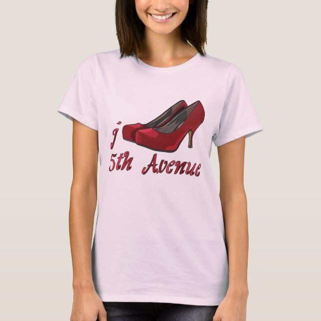 EU AMO o 5o t-shirt da AVENIDA (Frente)