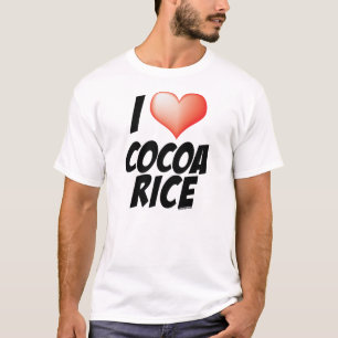 EU AMO o ARROZ do CACAU - t-shirt