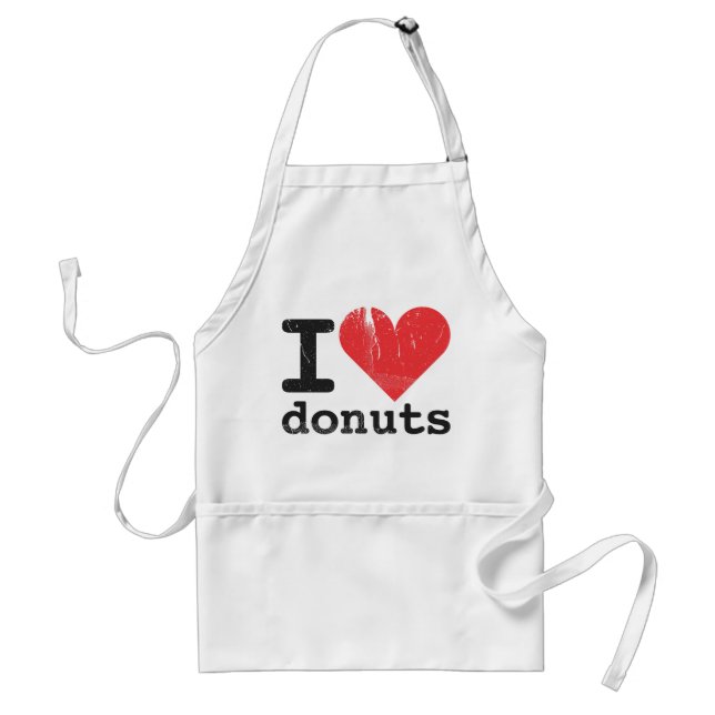 Eu amo o avental das rosquinhas (Frente)